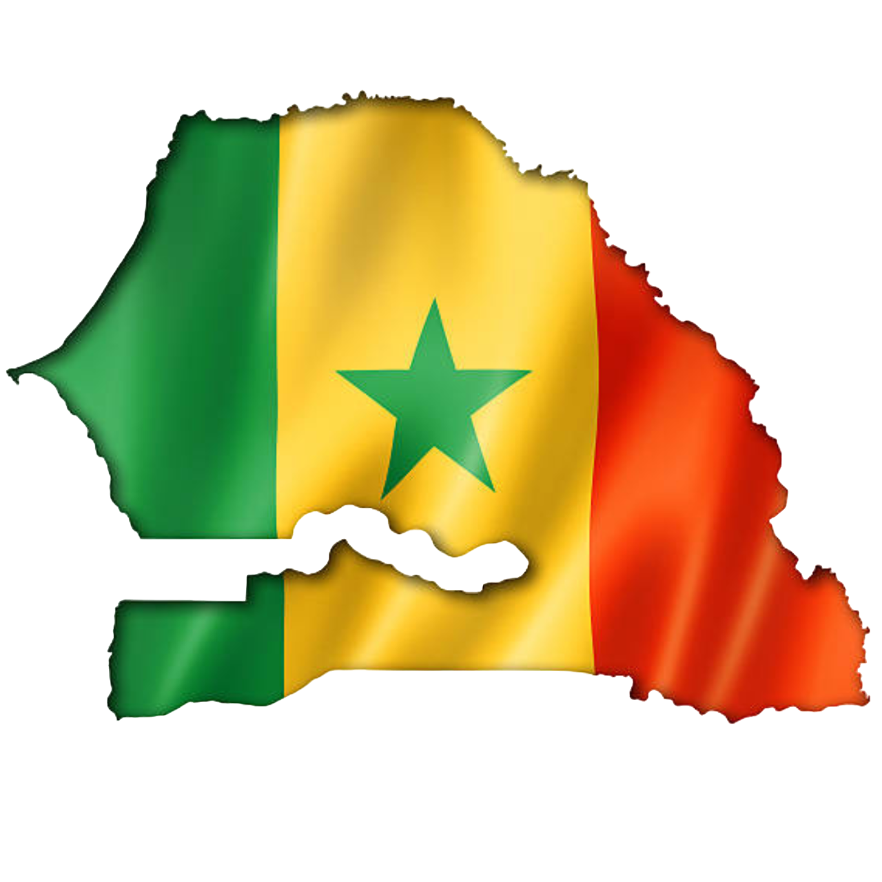 mapa Senegal